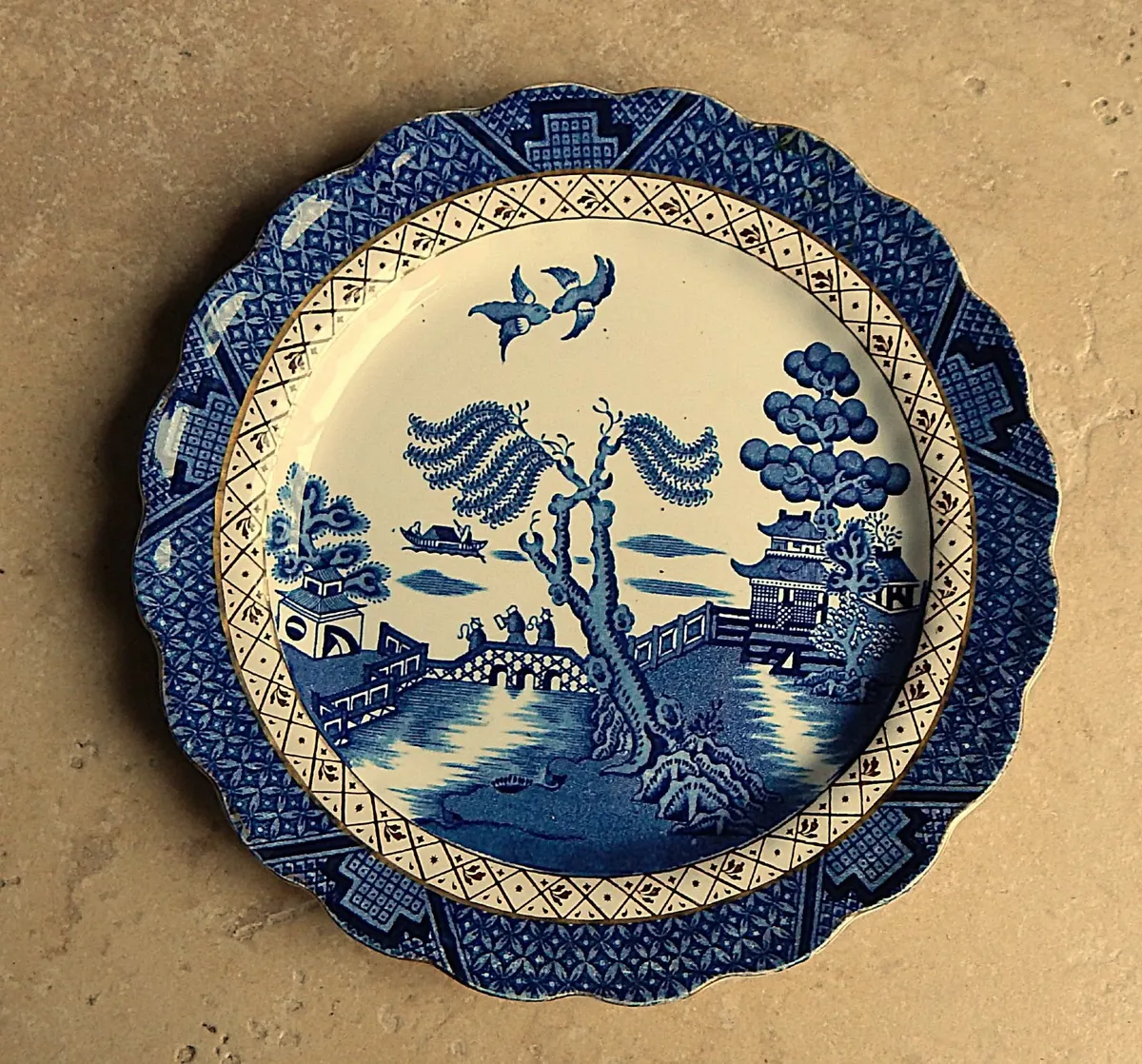 Selection of ‘Real Old Willow’ Plates by Booths - Image 4