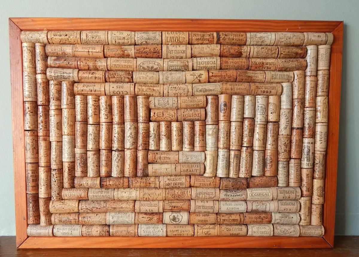 Wine Cork Push Pin Notice Board - Image 1