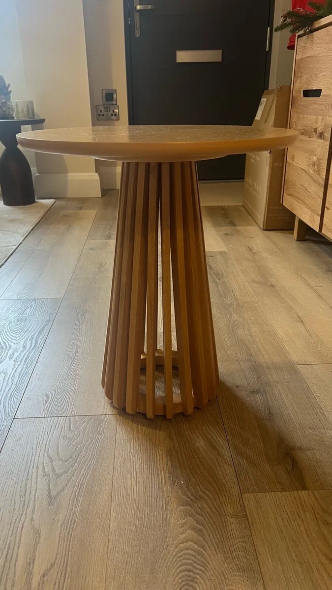 Side Table - Laura James Pale Oak 45cm - Image 3
