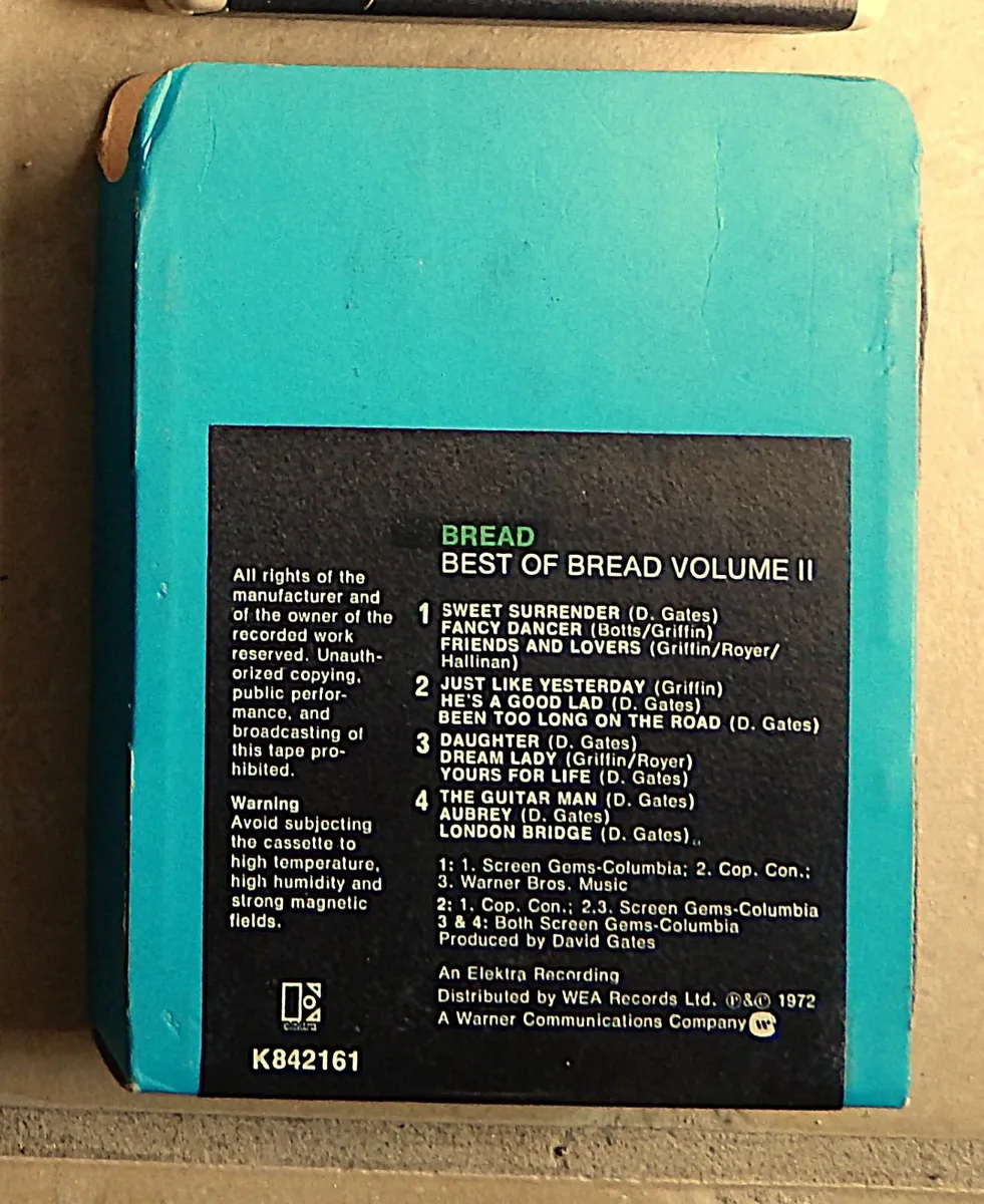 Selection of 4 Vintage 8-Track Cassettes - Image 3