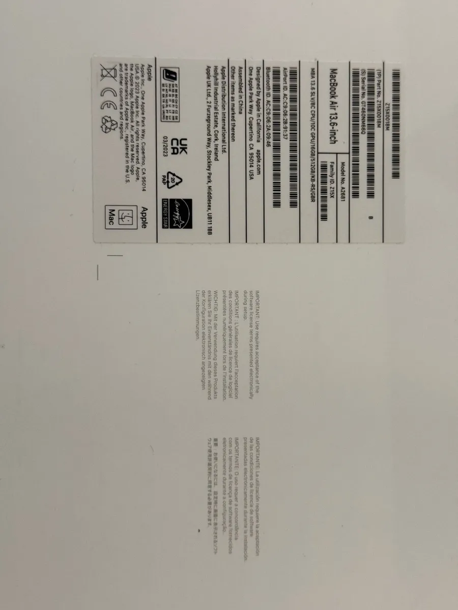 MacBook Air Silver 13.6" - Image 3