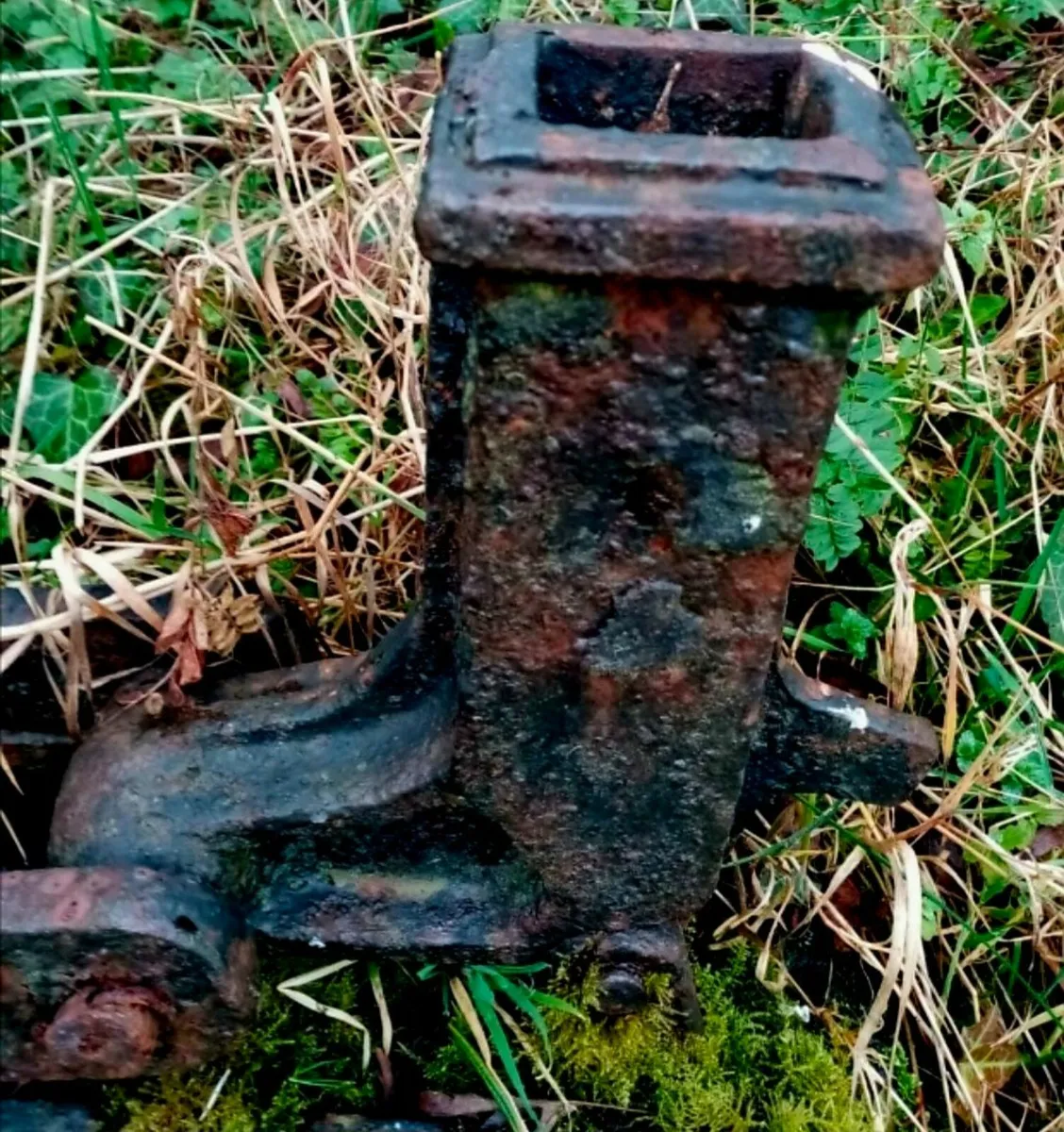 Monumental Antique Cast Iron Railway Point Lever - - Image 2