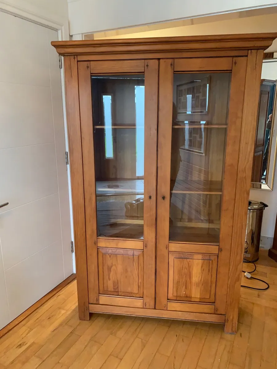 Solid French Pine Display Unit - Image 1