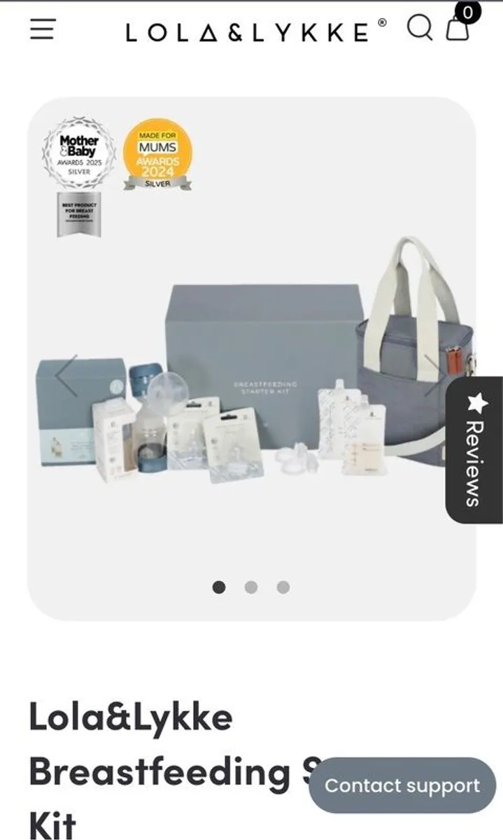 Lola & Lykke complete breastfeeding starter kit - Image 1