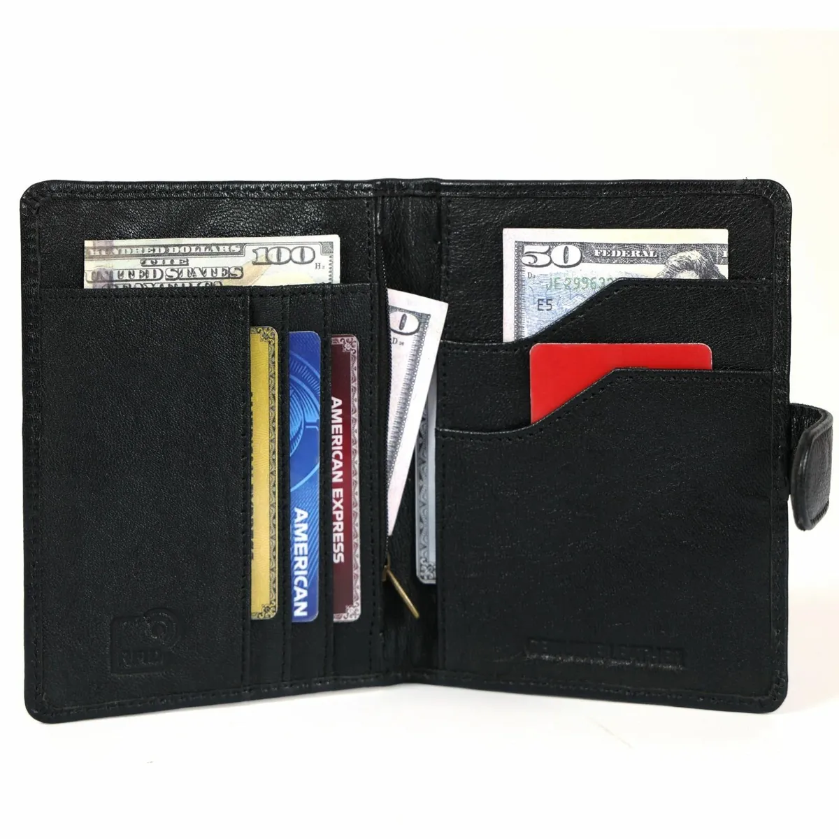 Leather Passport Holder Travel Wallet - Image 1