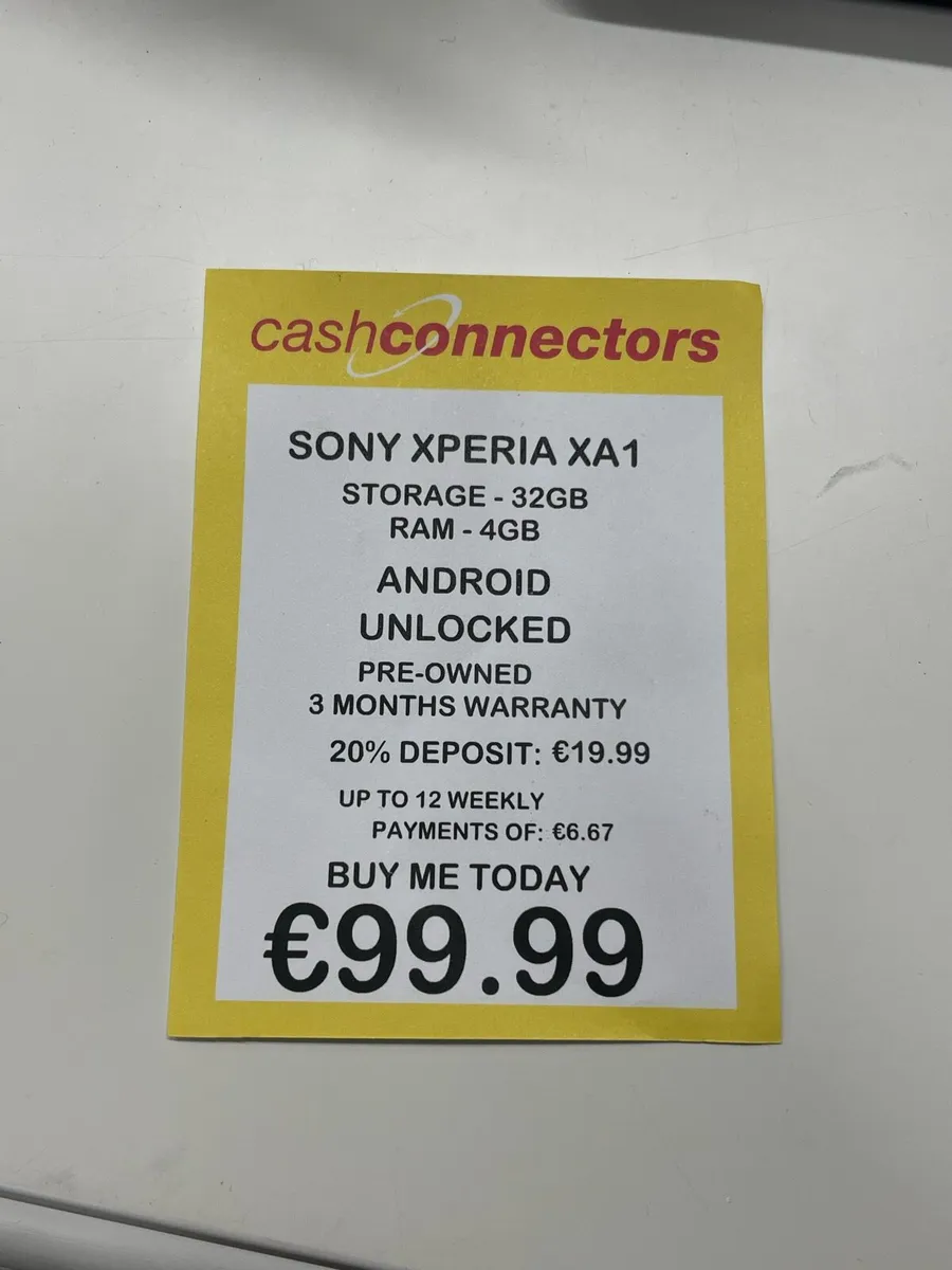 SONY XPERIA XA1 - Image 3