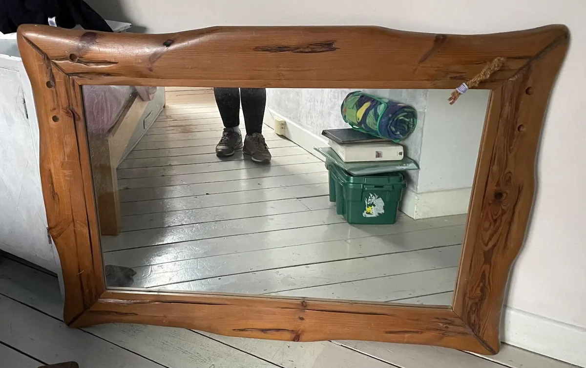 Hand Crafted Wooden Mirror