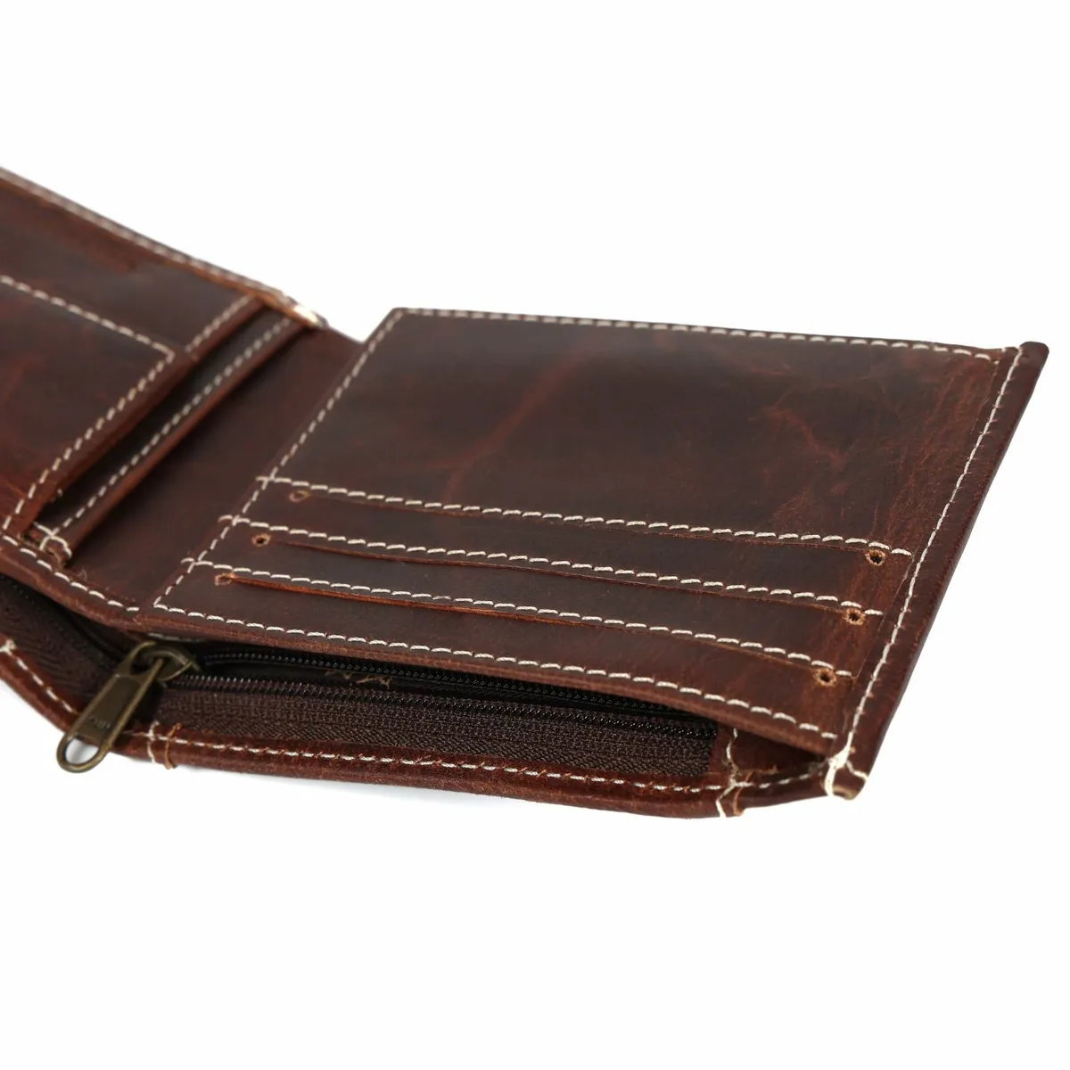 Genuine Leather RFID Blocking Wallet for Men - Image 3
