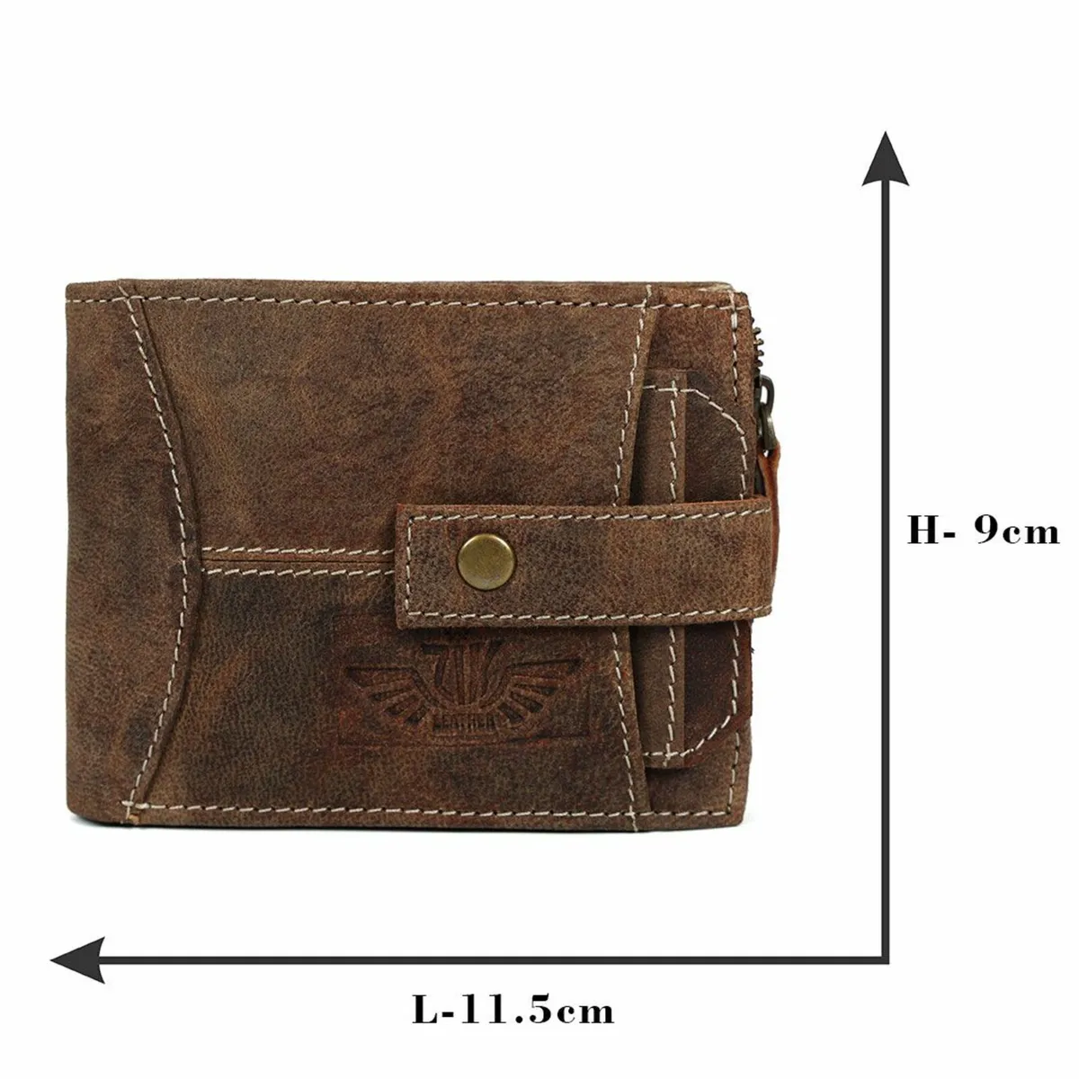 Genuine Leather RFID Blocking Wallet for Men - Image 3