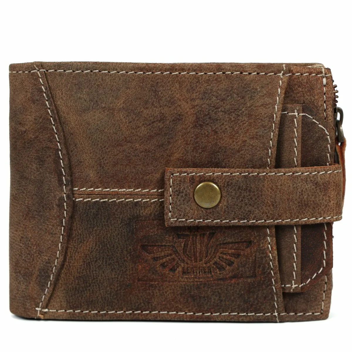 Genuine Leather RFID Blocking Wallet for Men - Image 1