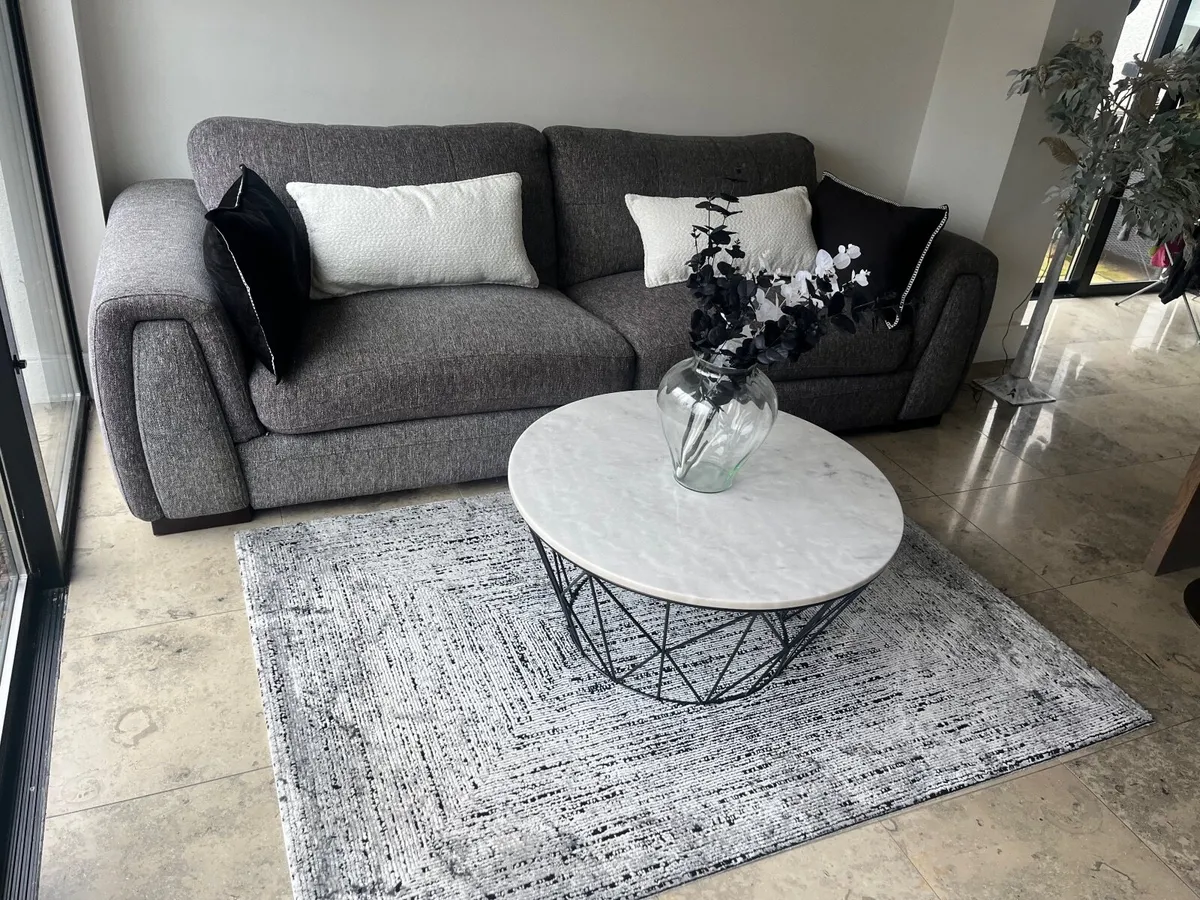 Sofa , 500 also selling marble table, 250 - Image 2