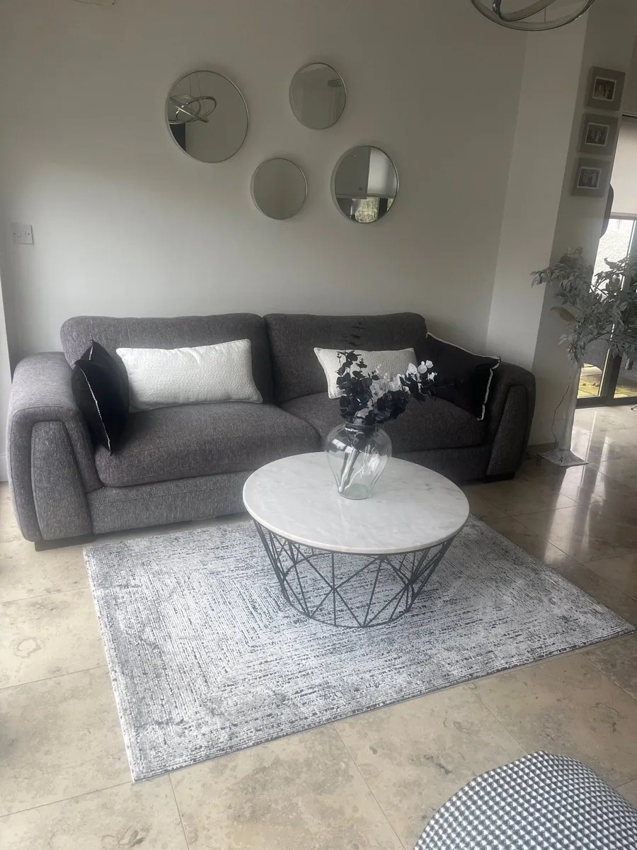 Sofa , 500 also selling marble table, 250 - Image 4