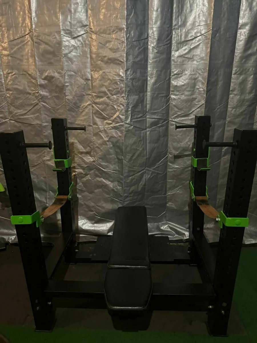 4-Post Powerlifting Bench with Band Pins - Image 3