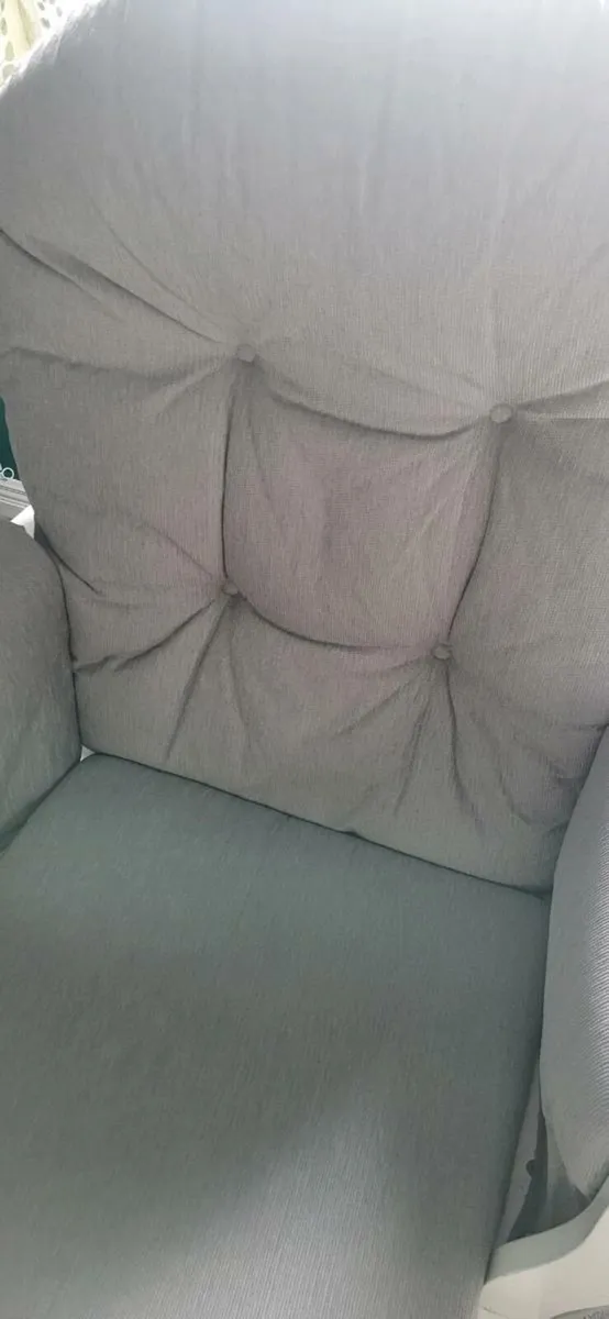 Nursery chair and footstool - Image 3