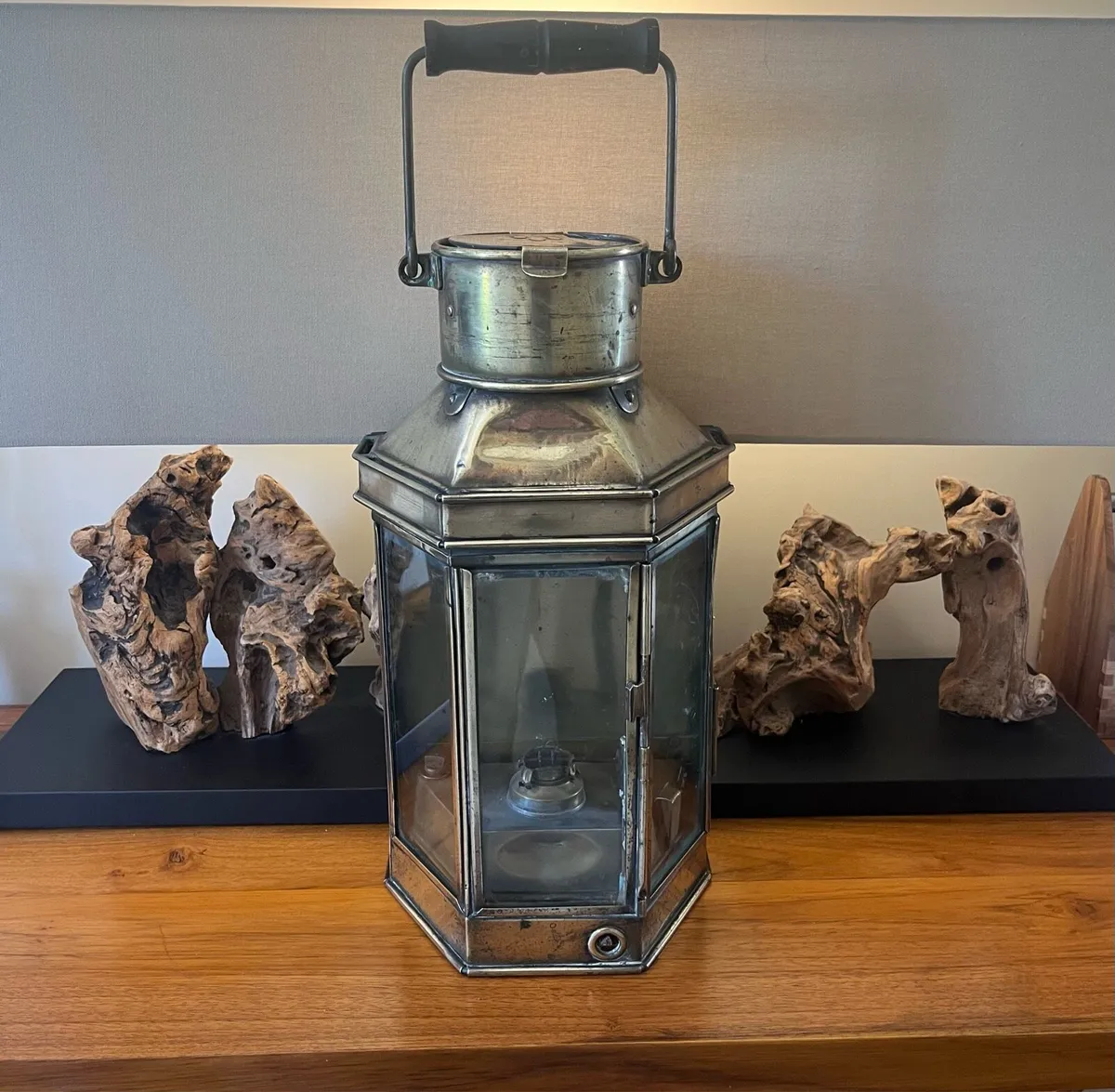 1917 Eli Griffith & Son Ships Lamp - Image 2