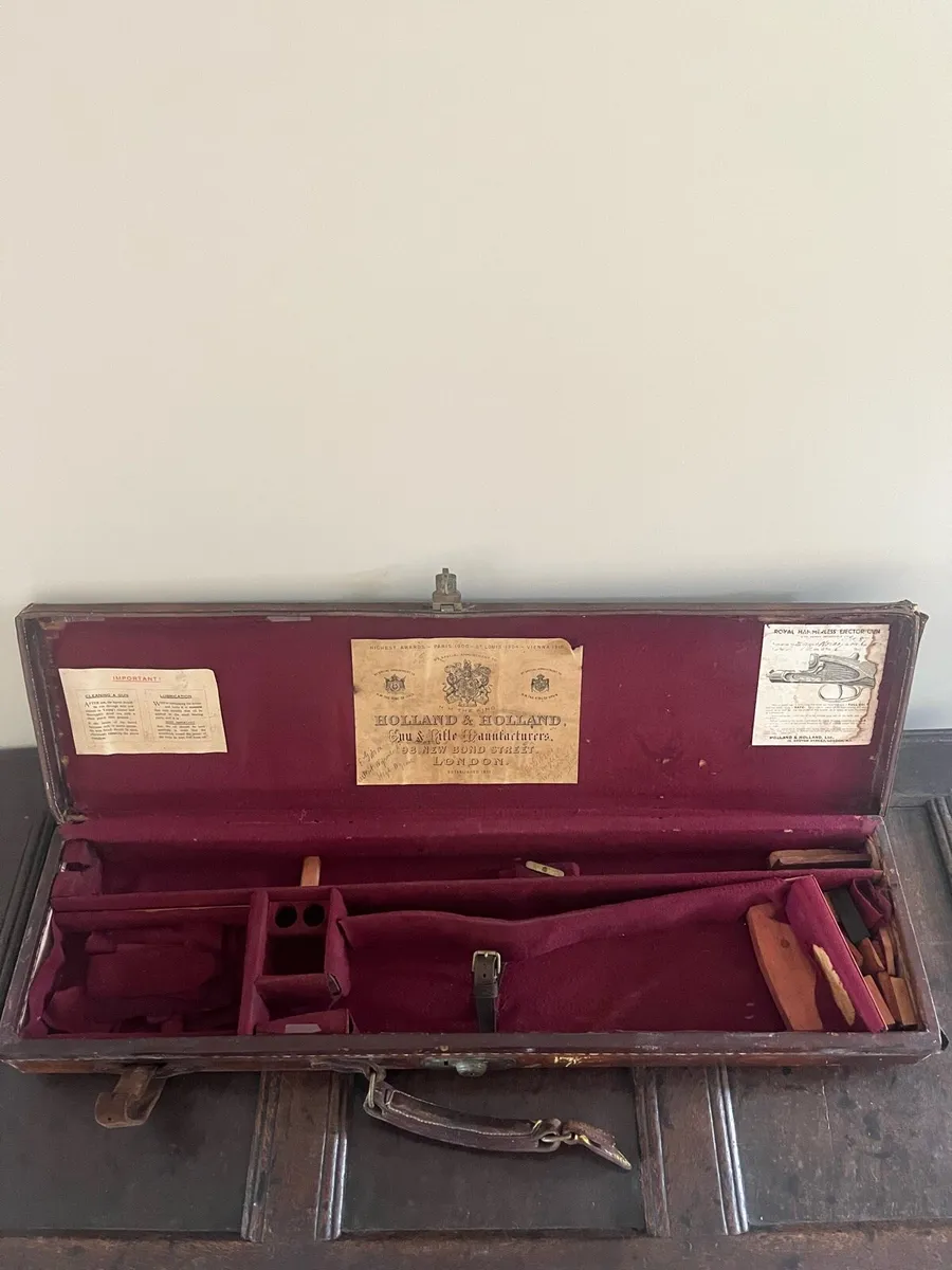 Antique Holland & Holland Gun case - Image 2