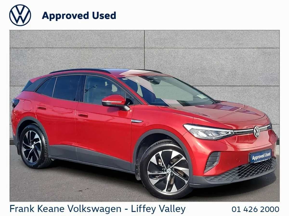 Volkswagen ID.4 77KWH LIFE DX 174HP *KINGS RED MET - Image 1