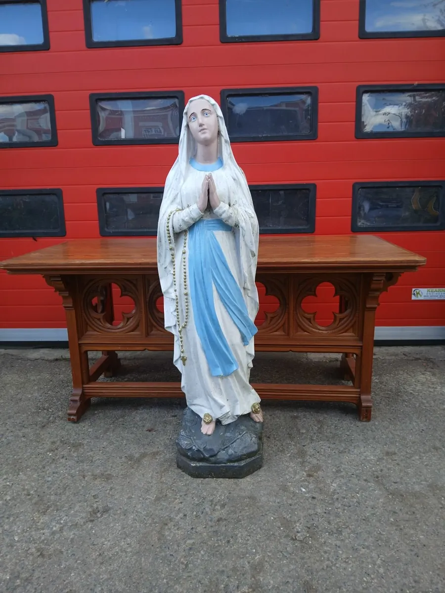 5 ft cast iron  statue