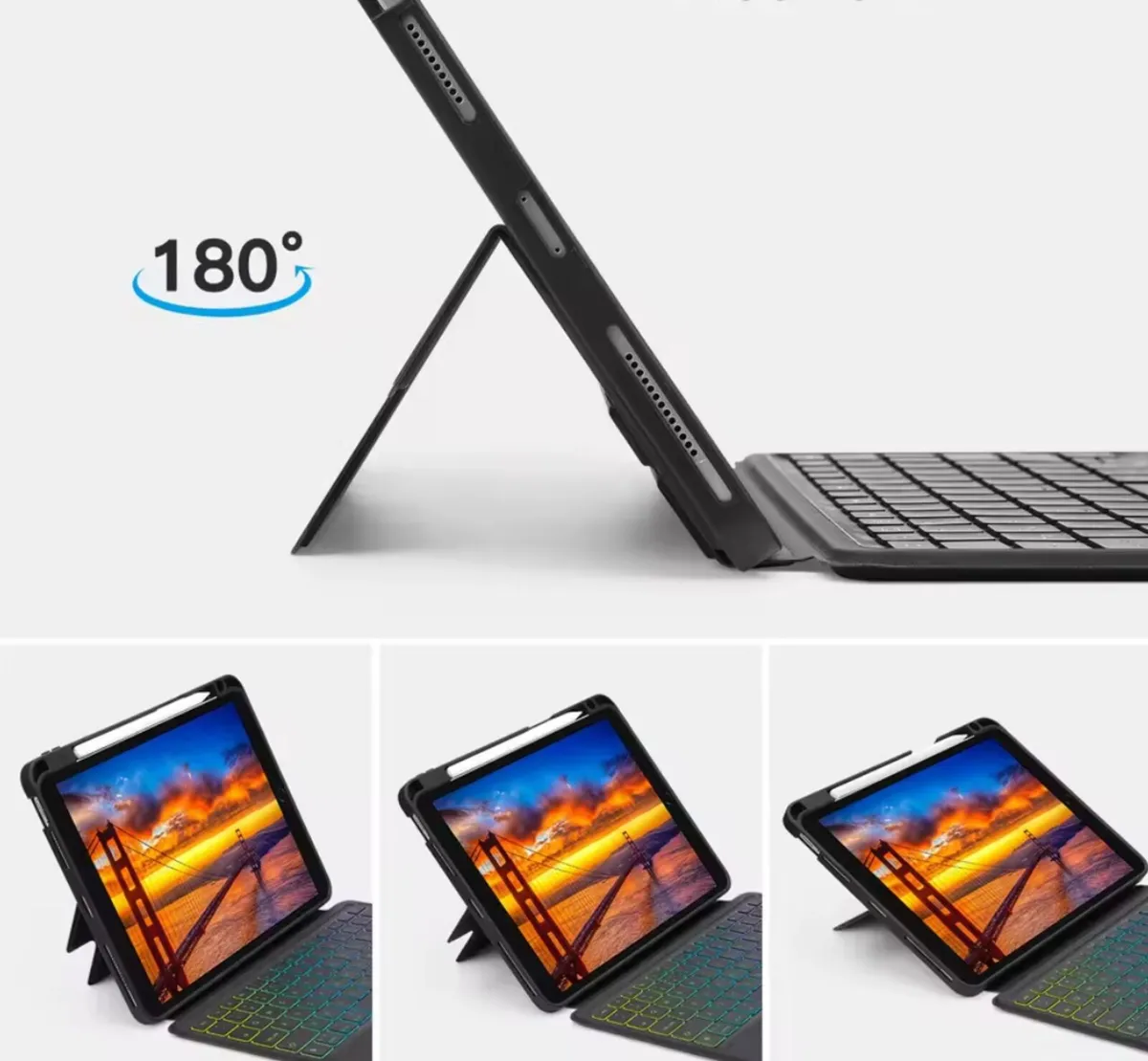 Magic Keyboard Case for iPad Pro 11 Pro, Air 5, Ai - Image 2