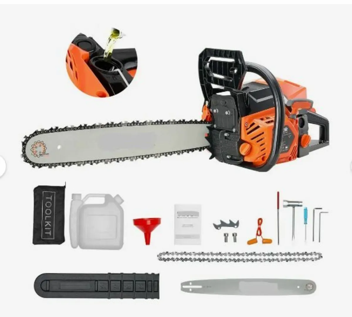58 cc Gas Chainsaw, 20 inch Gas Powered - Image 4