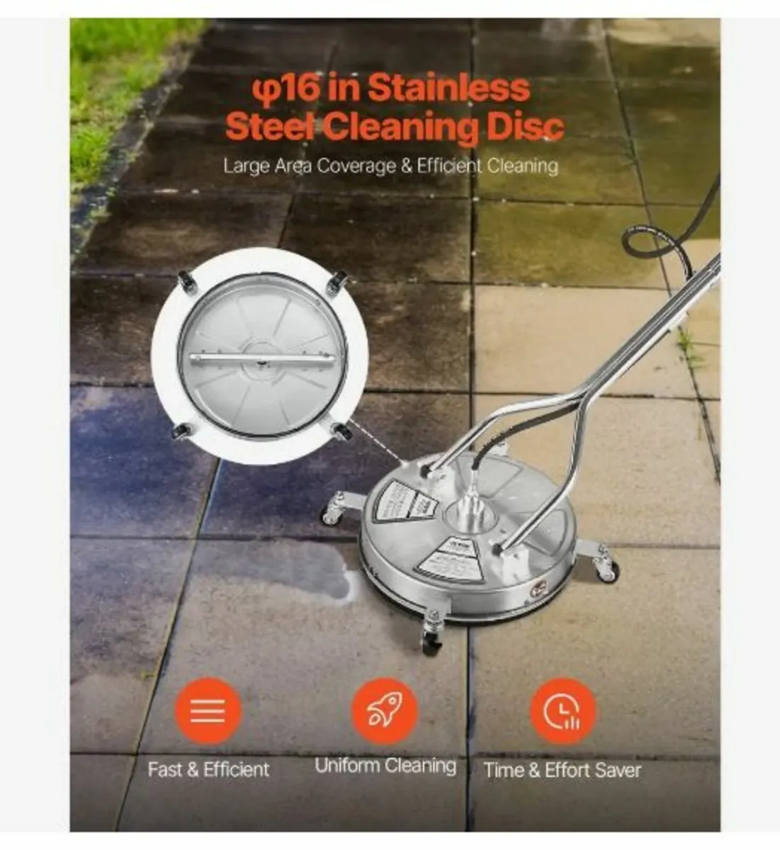 18" Pressure Washer Surface Cleaner - Image 4