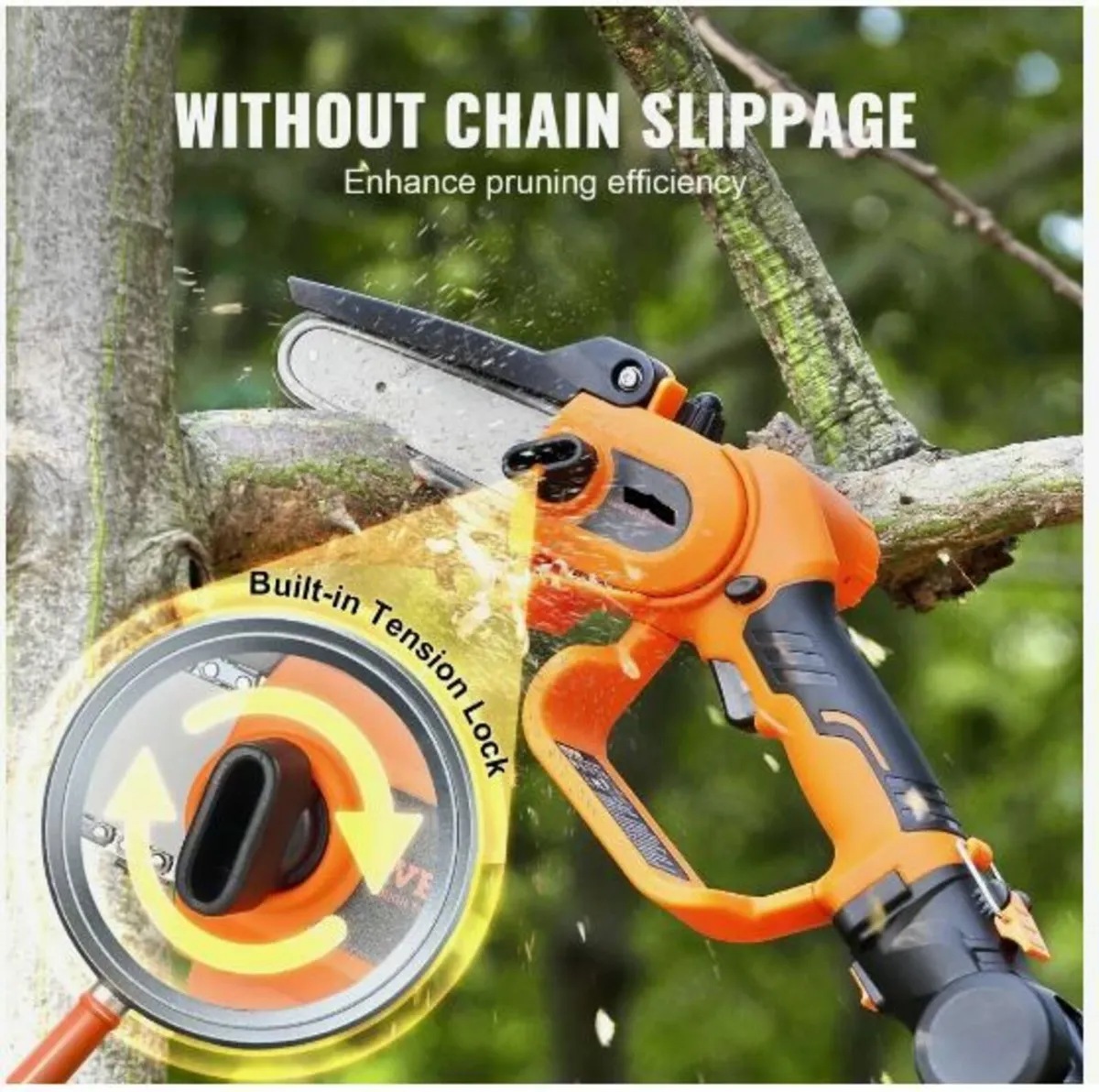 2-in-1 Cordless Pole Saw & Mini Chainsaw - Image 3
