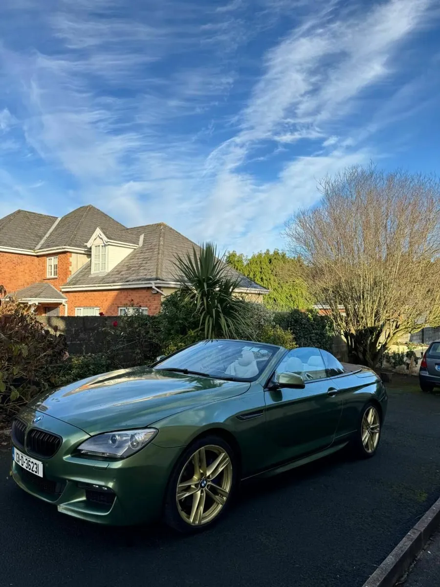 2013 BMW 640d Convertible - Unique Green Wrap - Image 1