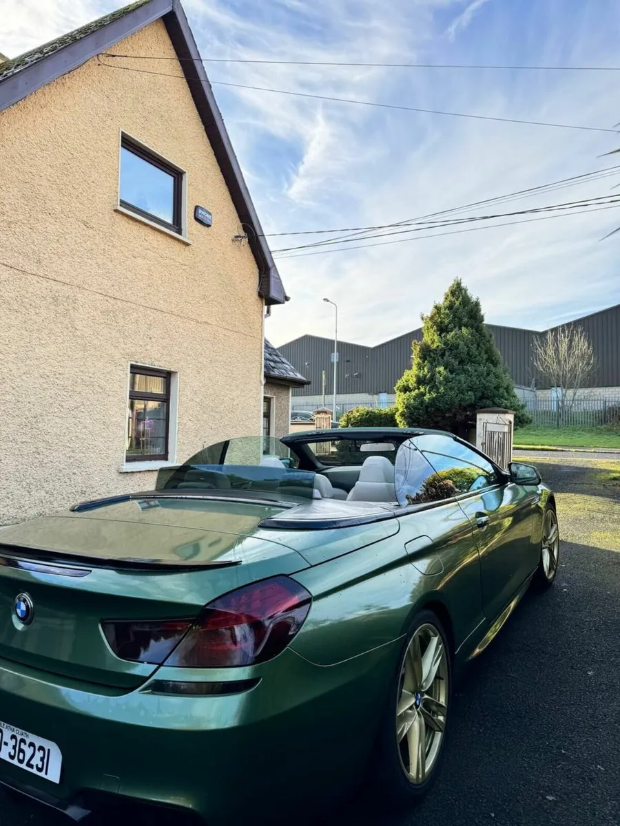 2013 BMW 640d Convertible - Unique Green Wrap - Image 2