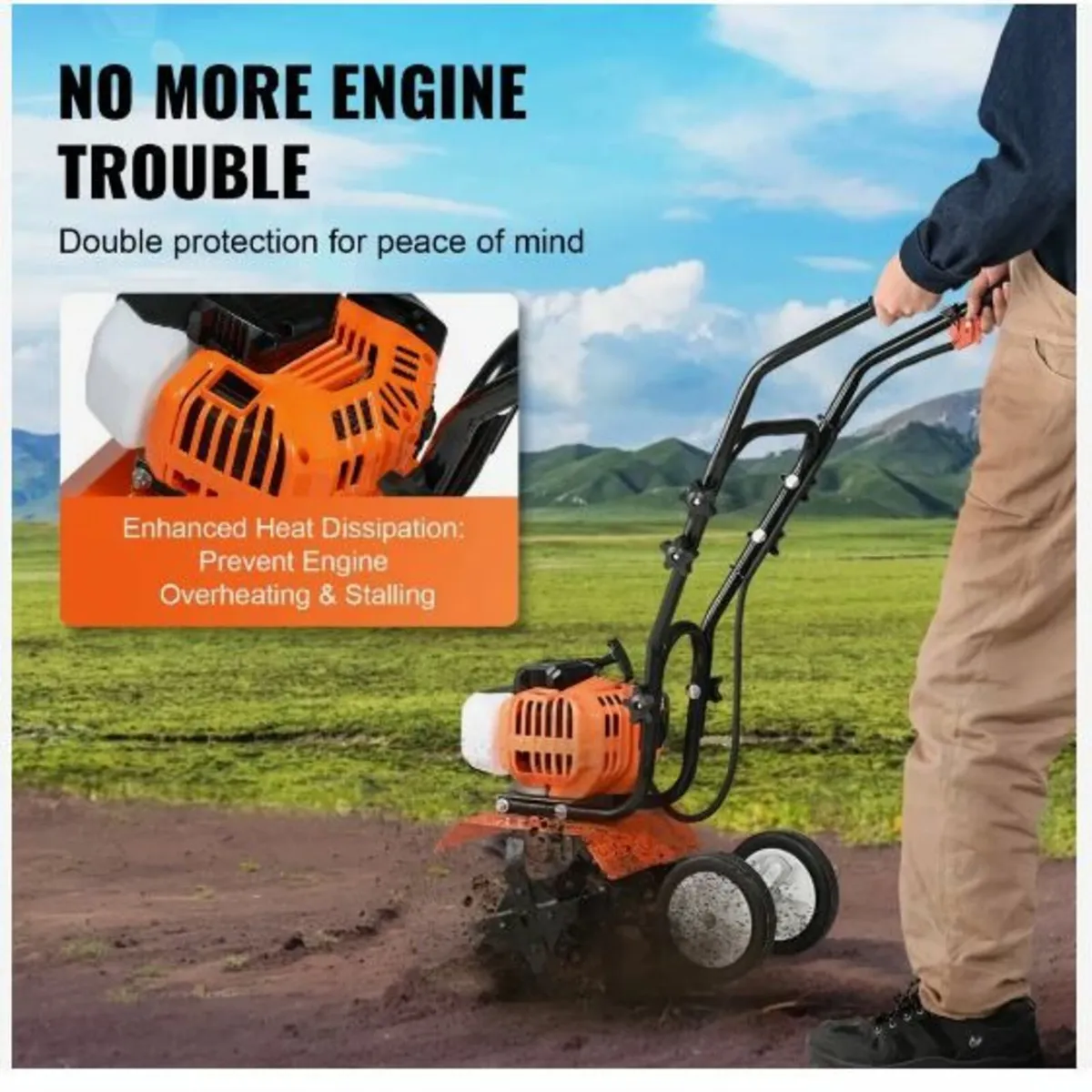 Tiller Cultivator Gas Powered - Image 3