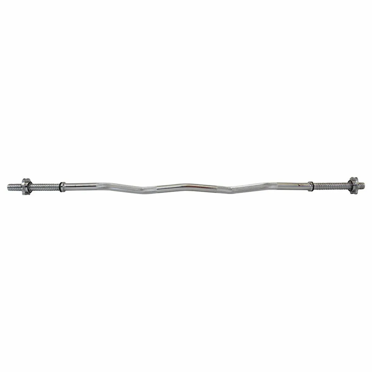 Standard 1" EZ Curl Barbell - Weights Bar Gym - Image 1
