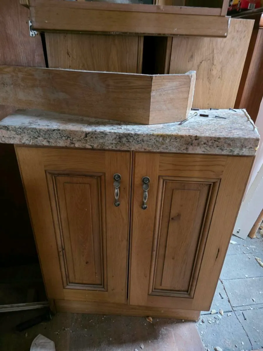 Solid Wood Kitchen and Granite Counter - Image 2