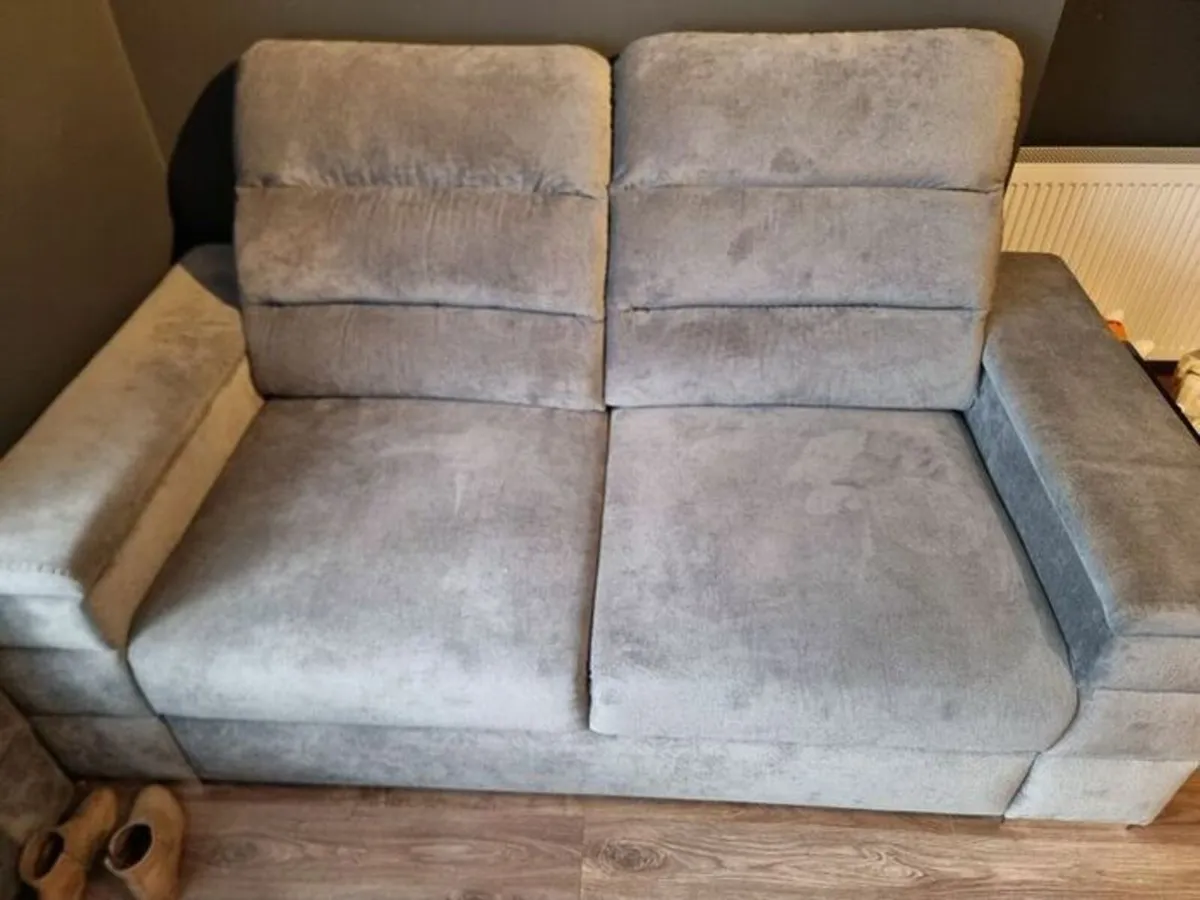 Double sofa with storage and electrical sockets - Image 4