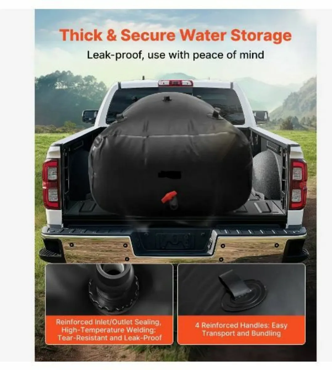 Water Storage Bladder, 1000L - Image 2