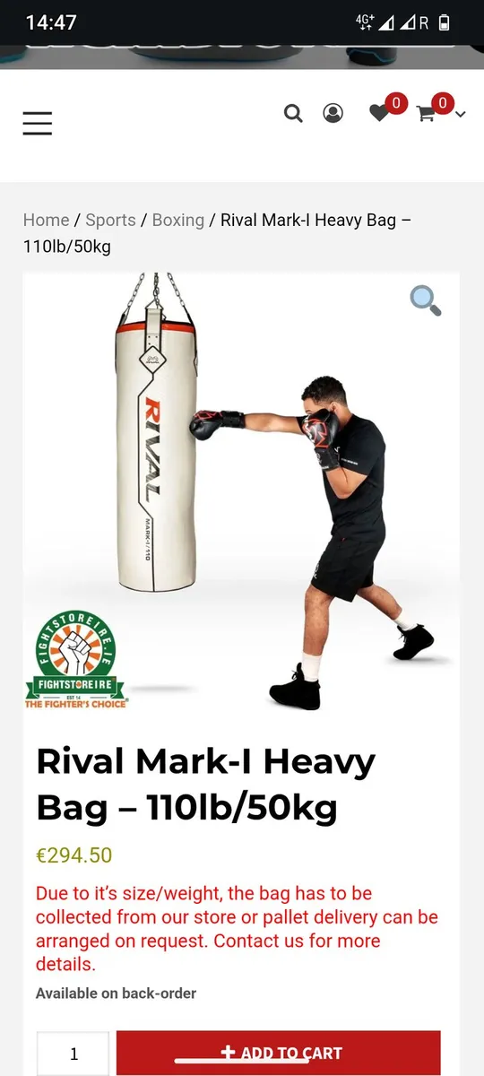 Large Boxing bag - Image 2