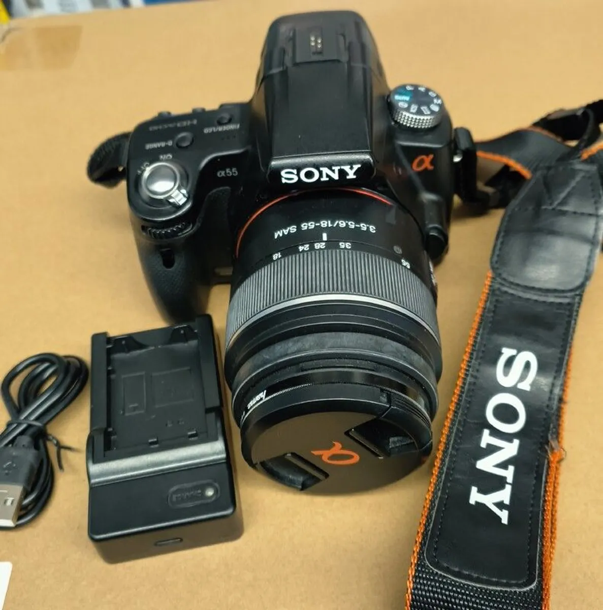 Sony Slt-a55v Dslr Camera 16.2mp W/ Dt 18-55mm Sam Lens - Image 2