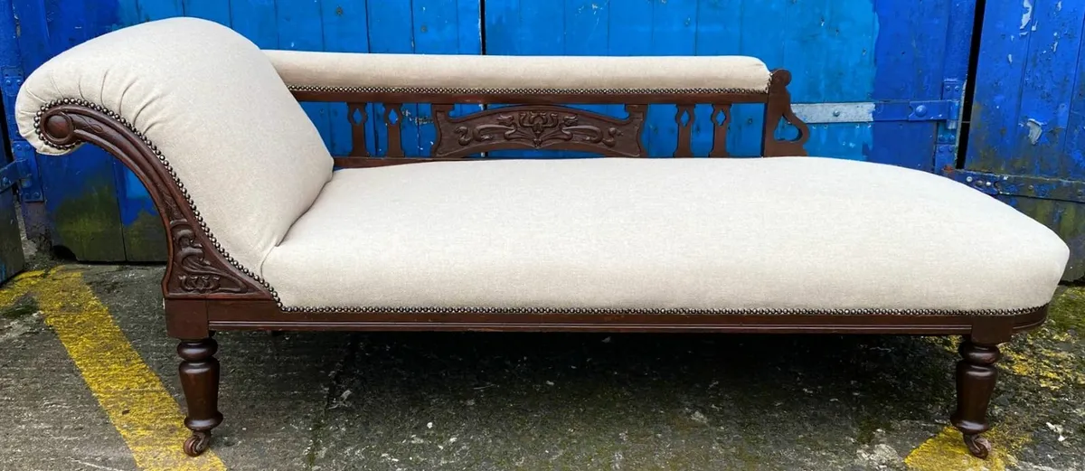 EDWARDIAN CHAISE LONGUE - Image 1
