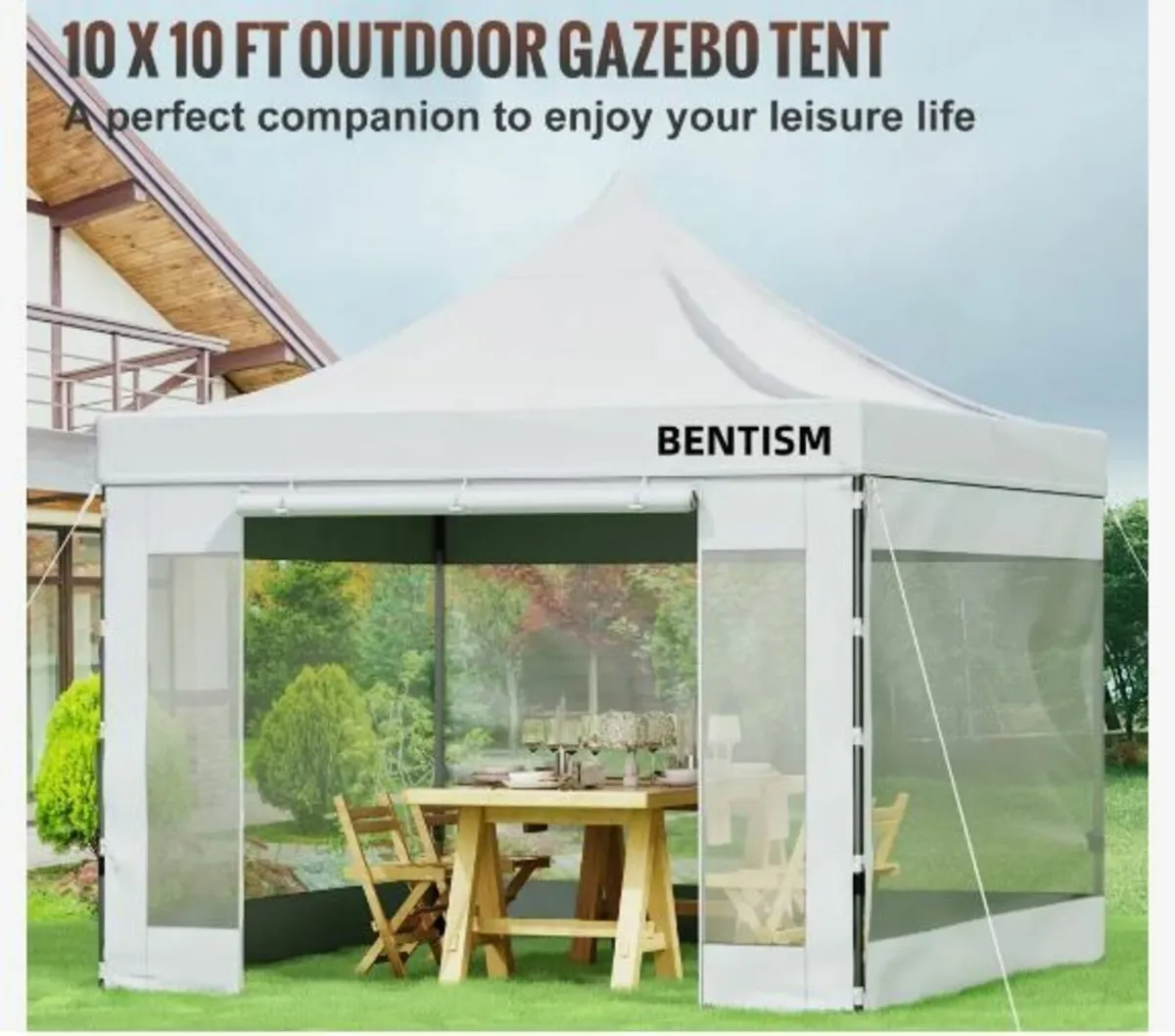 304.8 x 304.8 cm Pop Up Canopy Tent - Image 2