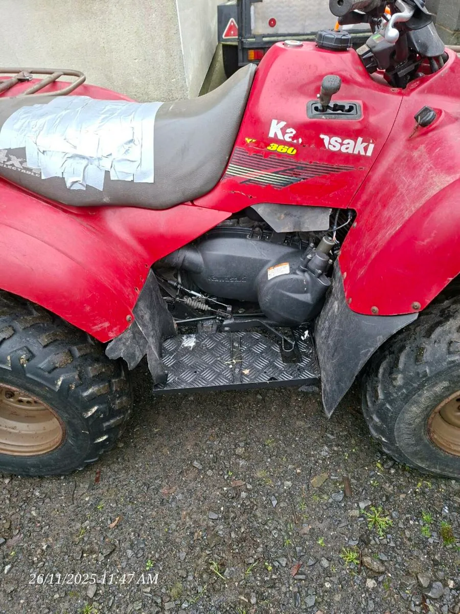 Kawasaki kvf 360 quad - Image 3