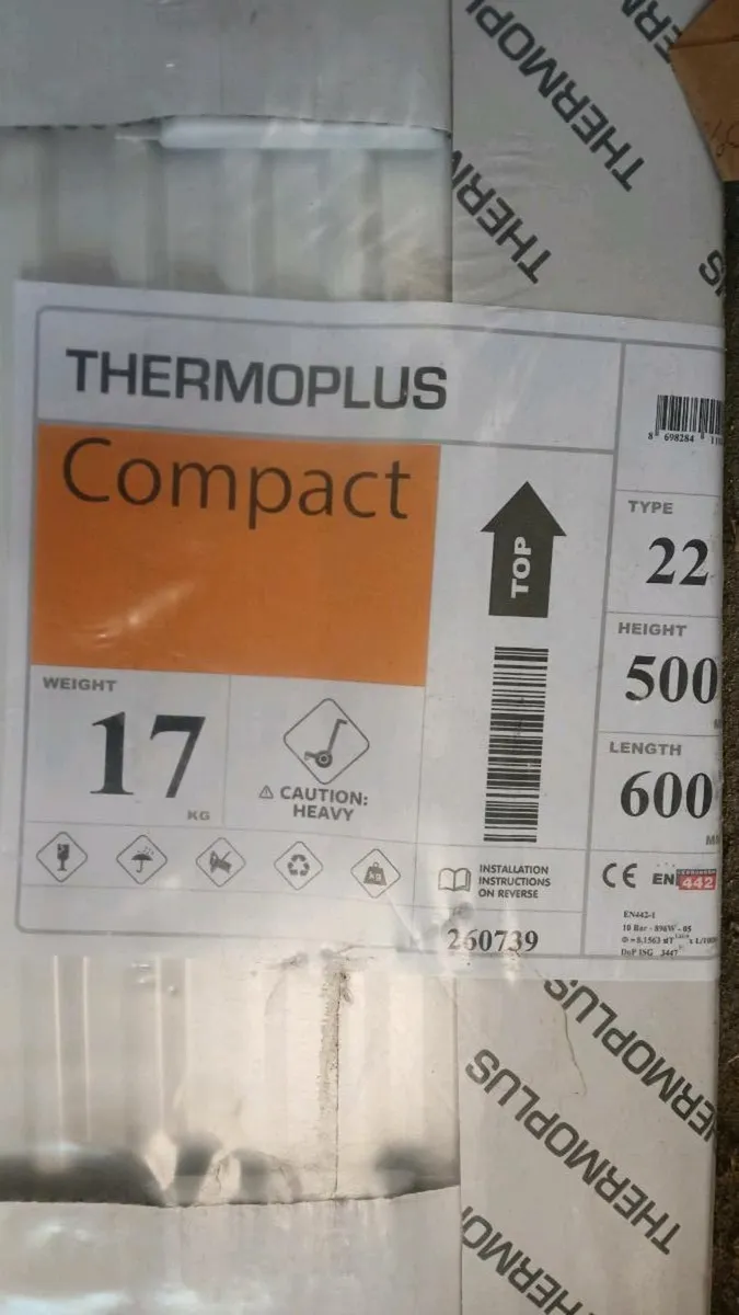 2 Brand New Dbl Radiators - 500 x 600 - Image 1