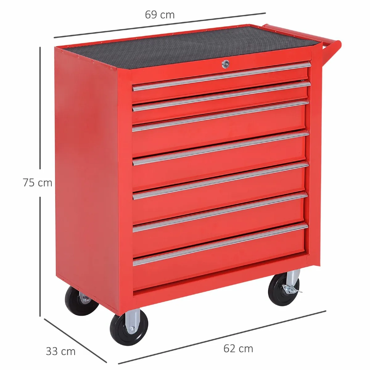 Heavy-Duty Tool Chest on Wheels Portable - Image 3