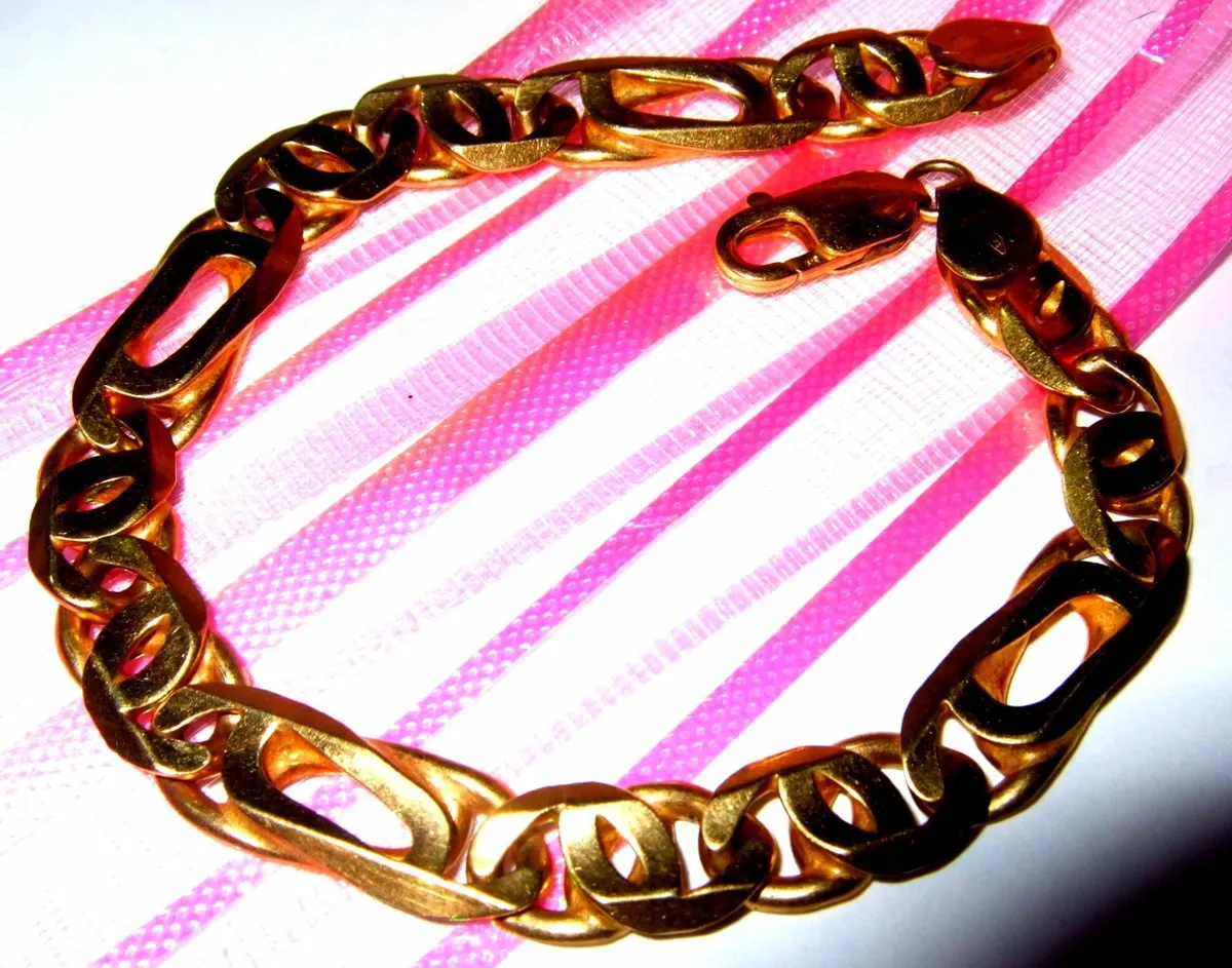 Vintage Gentlemans Fancy Link Bracelet - Image 1