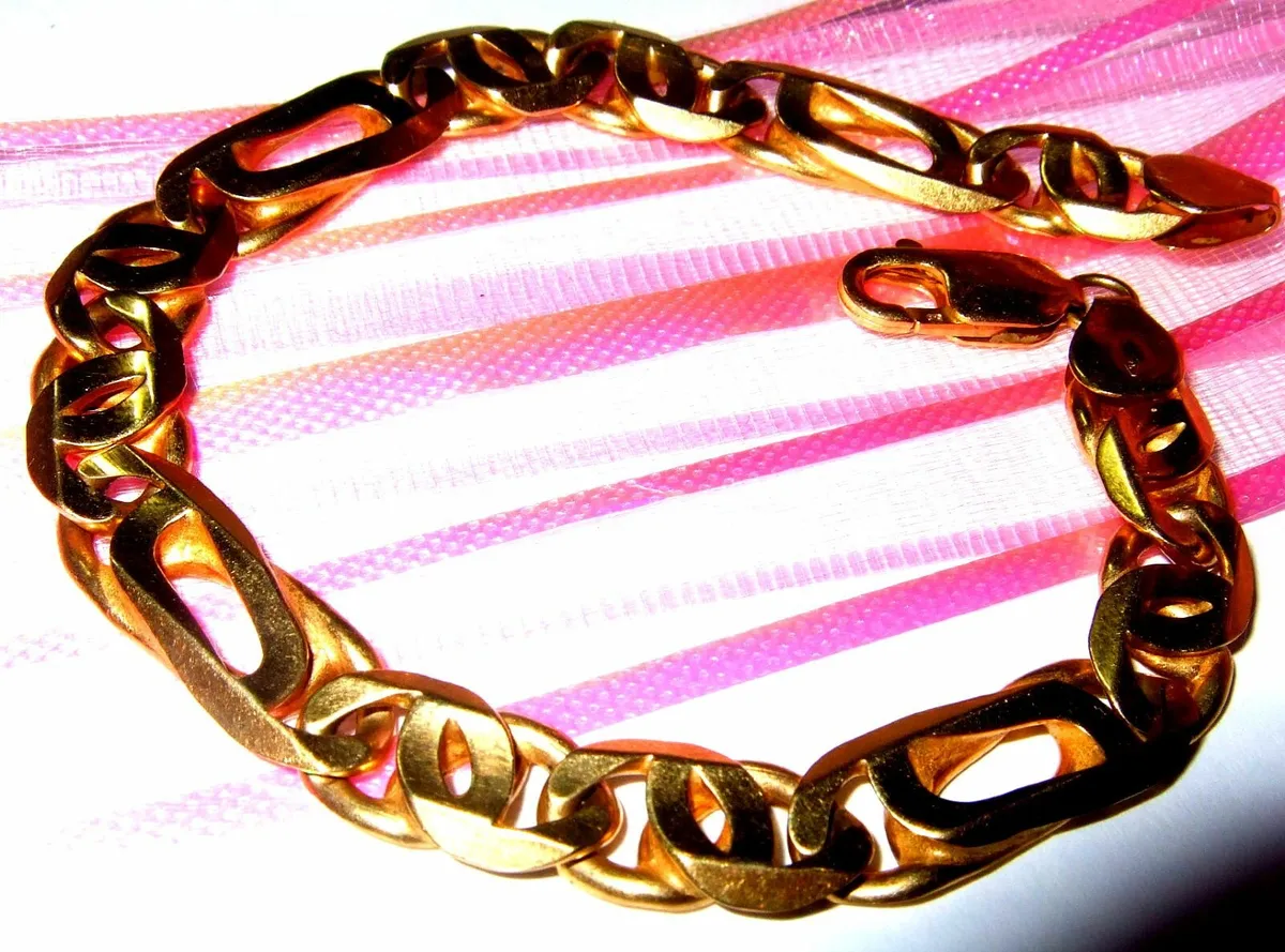 Vintage Gentlemans Fancy Link Bracelet - Image 3
