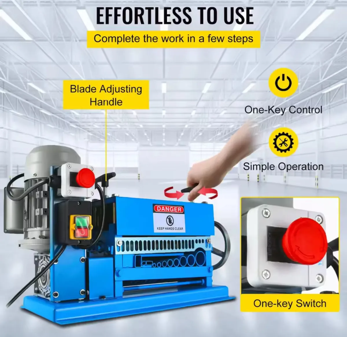 Stripping Machine 1mm-40mm 10 Blades - Image 3