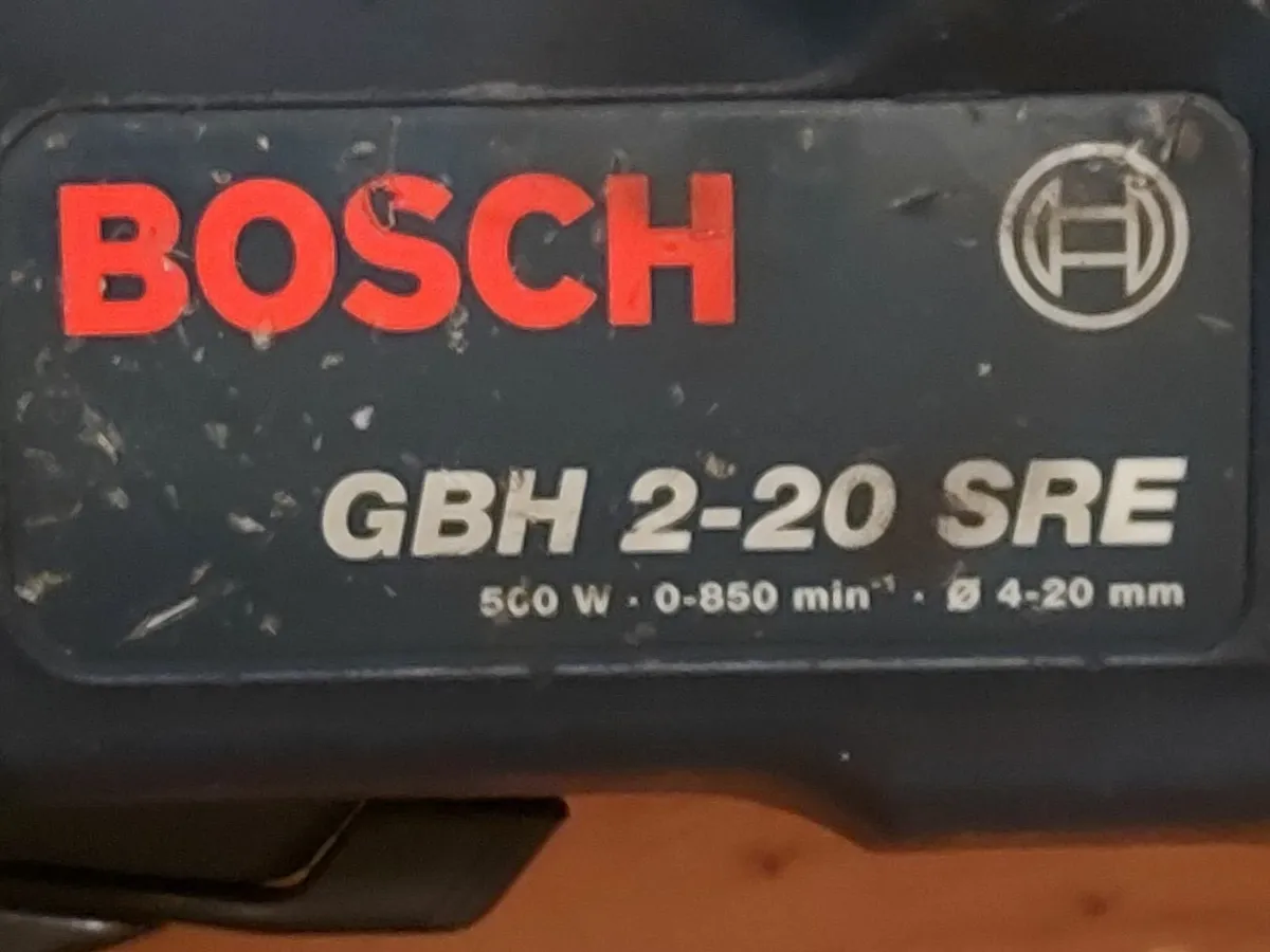 Bosch GBH 2 20 SRE 110v Rotary hammer drill Cased - Image 4