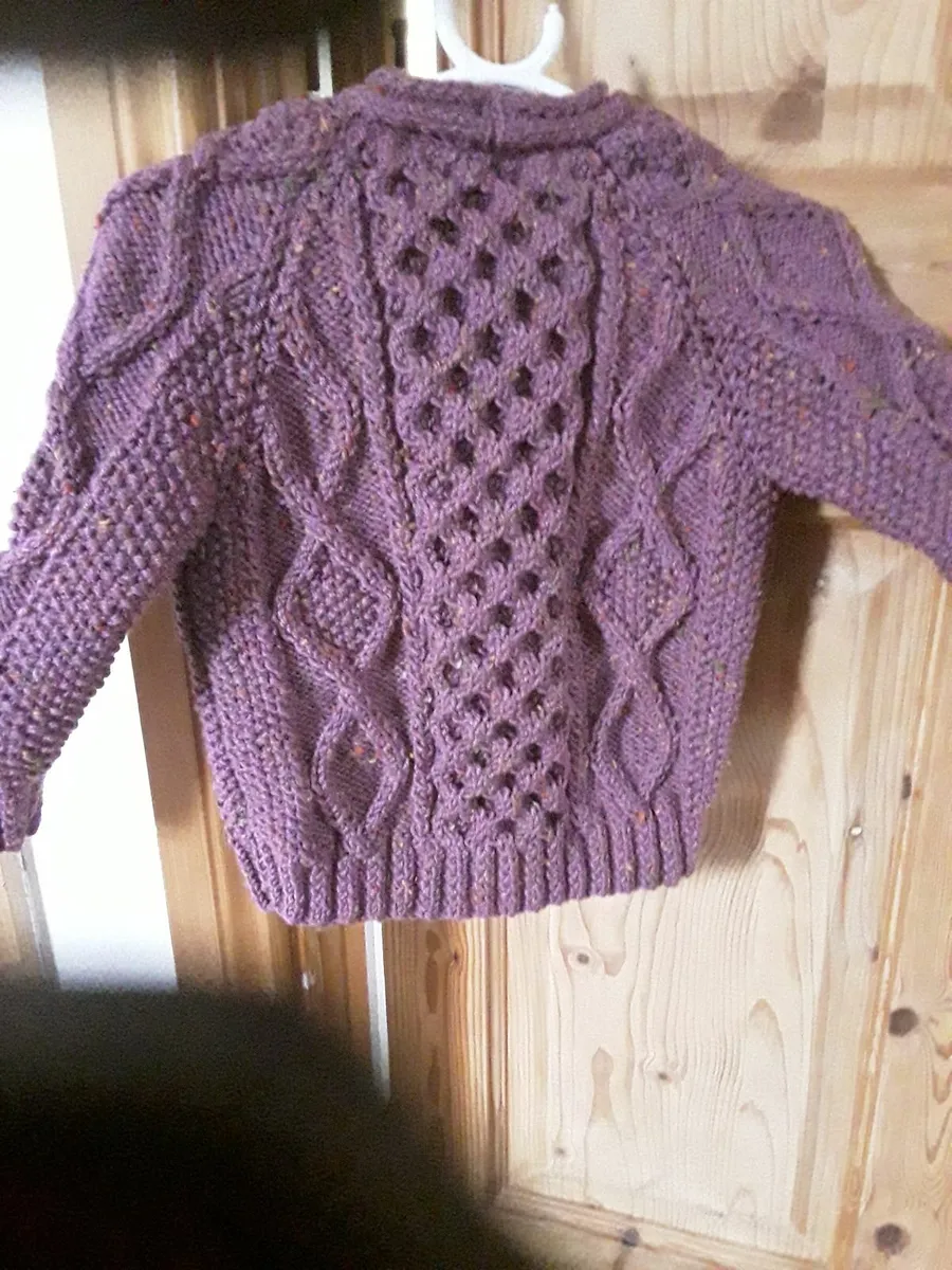 Hand knitted Baby Aaron cardigan - Image 3