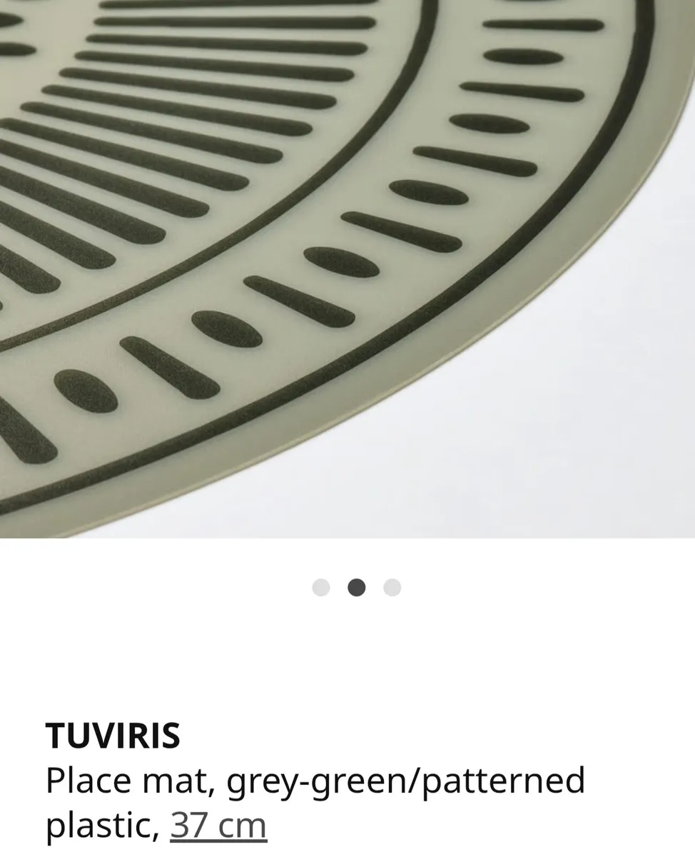 4 IKEA table place mats - Image 3