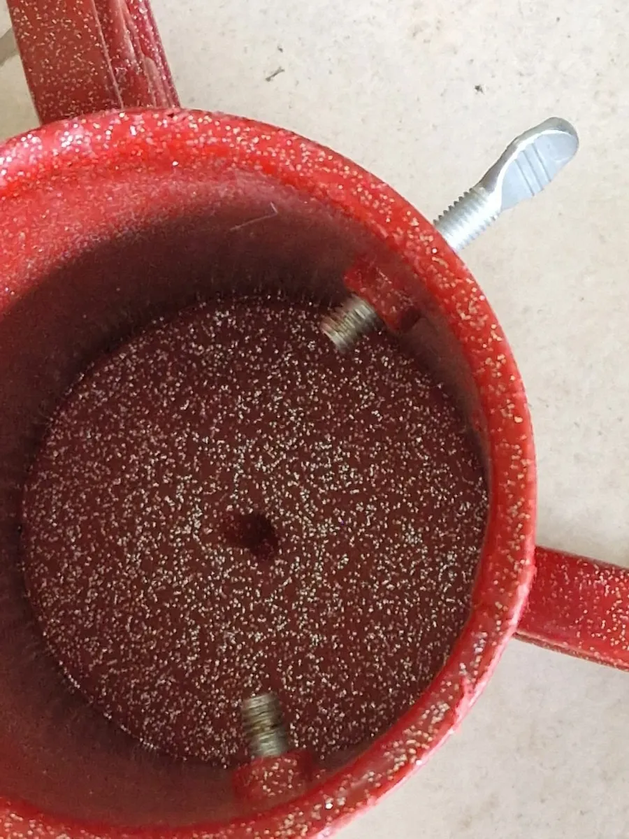 Christmas Tree Stand, RED, protective coated - Image 3