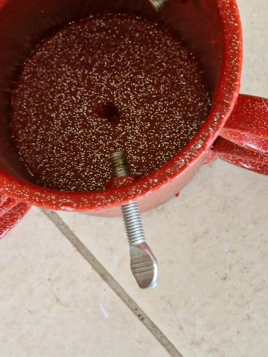 Christmas Tree Stand, RED, protective coated - Image 4