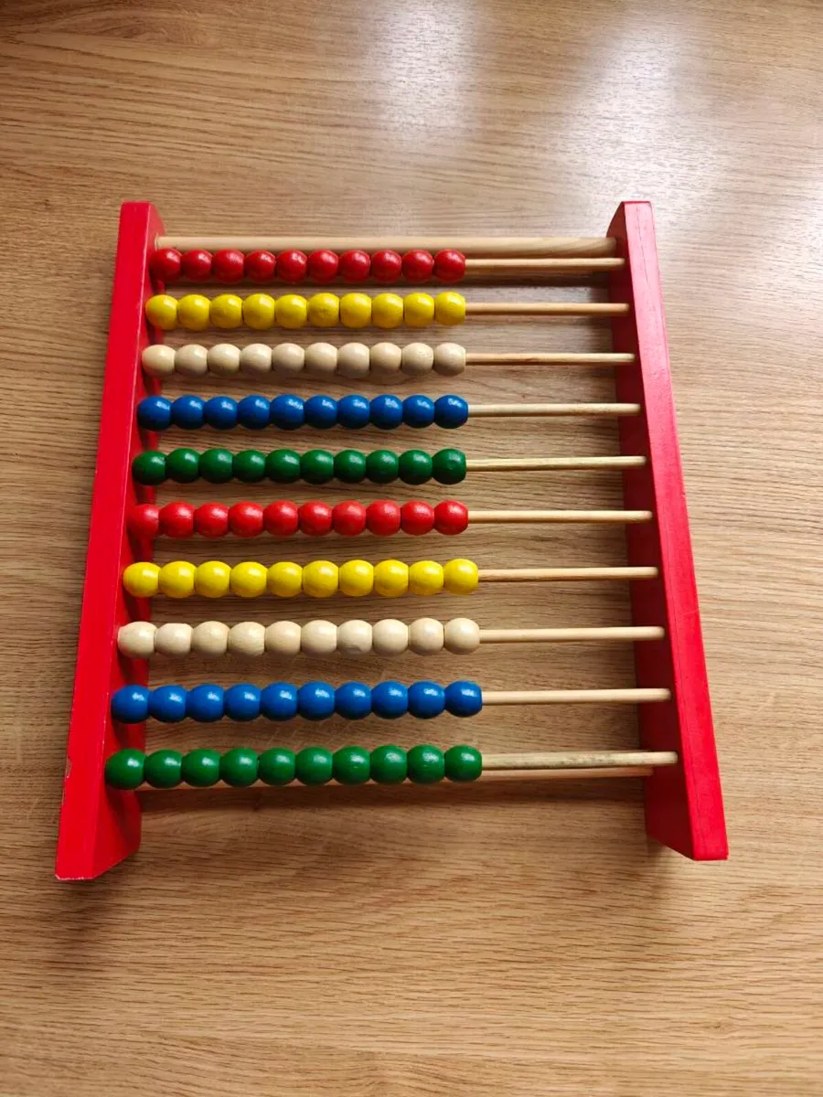 Wooden Abacus Counting Toy - Image 1