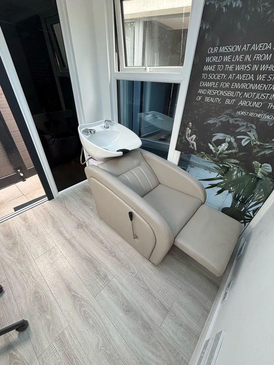 WASH BASSIN CHAIR AND SHELVES - Image 1